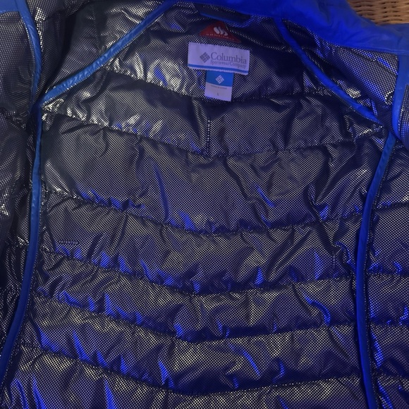 Columbia Metallic Blue Quilted Jacket - Picture 2 of 3